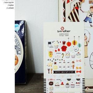 Suatelier 1031 Sweet Stickers, Planner Stickers, Deco Stickers, Cute Stickers, Scrapbook Stickers, Journal Stickers