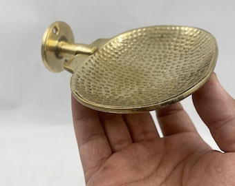 Solid Brass Soap Dish, Wall Soap Holder, Moroccan Handmade Brass Soap Dish