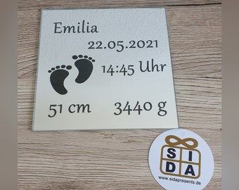 Spiegelfliese,Spiegel Kinderzimmer,Geschenk Geburt,Babygeschenk,Babygeschenk personalisiert,Baby,Geburt,Geschenk,Gravur,personalisiert