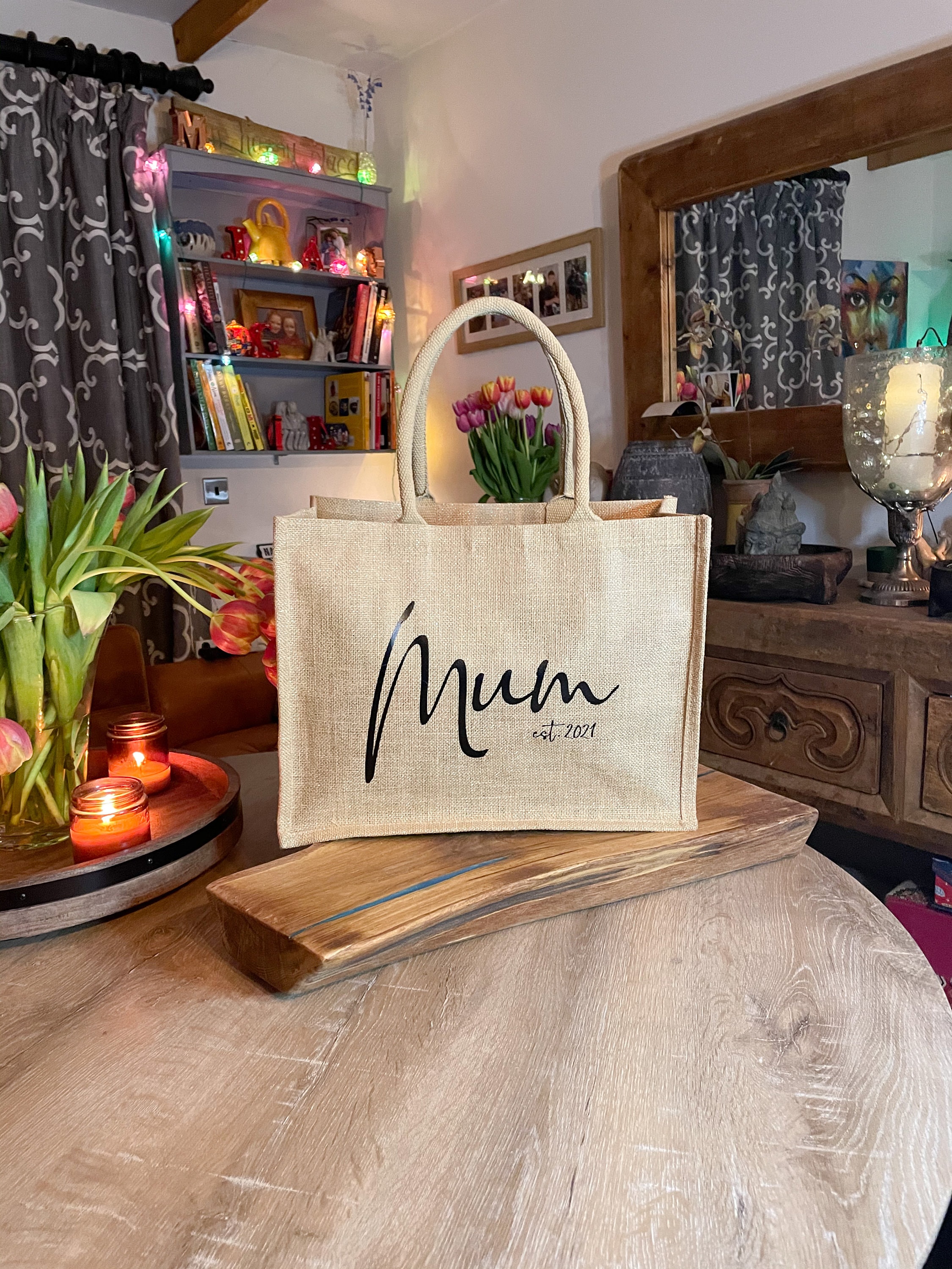 Personalised mothers day gift Personalised tote Bag Mothers Etsy.de