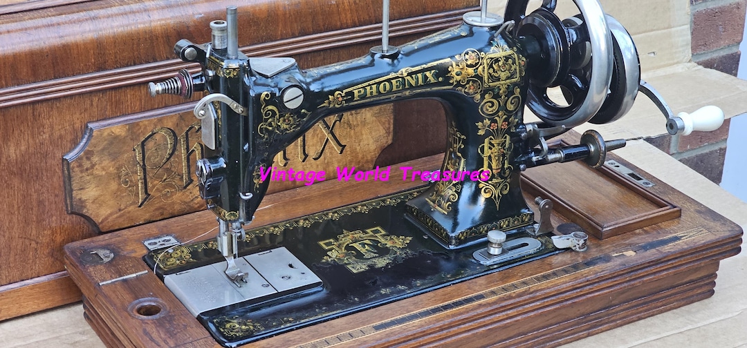 Antique Phoenix Lockstitch Sewing Machine From Baer & Rempel in