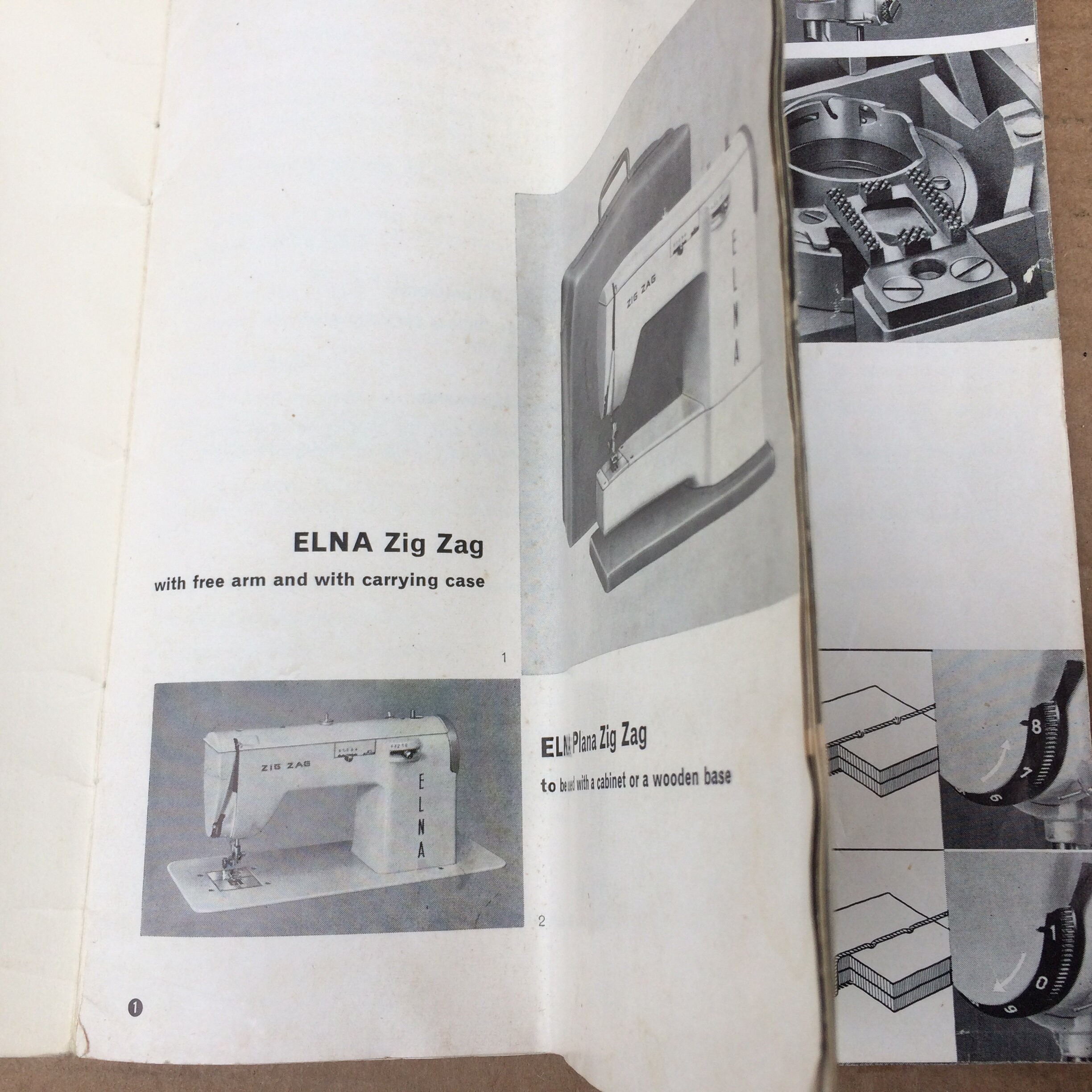 Elna Zig Zag Sewing Machine Instruction Manual - Etsy UK