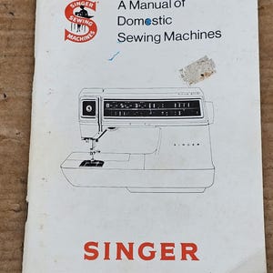 Manual of Singer Domestic sewing machines