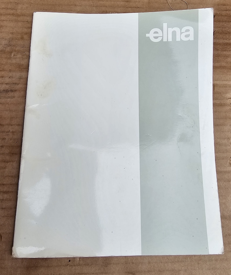 Elna Supermatic Sewing Machine Instruction Manual Etsy