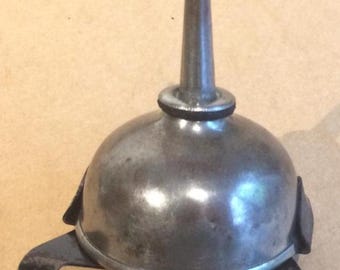 Antiker Blech Nähmaschinen Öler mit Halter