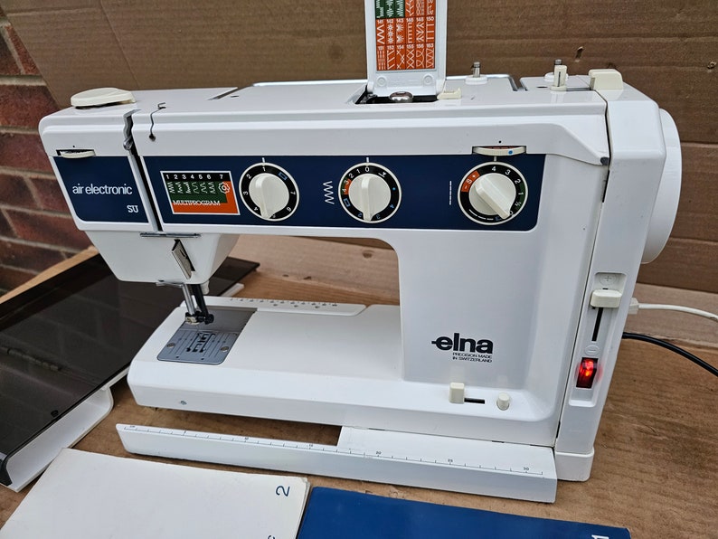 Elna Stella Air Electronic TSP Sewing Machine With Case Cover Etsy