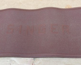 Singer Sewing Machine Brown rubber mat