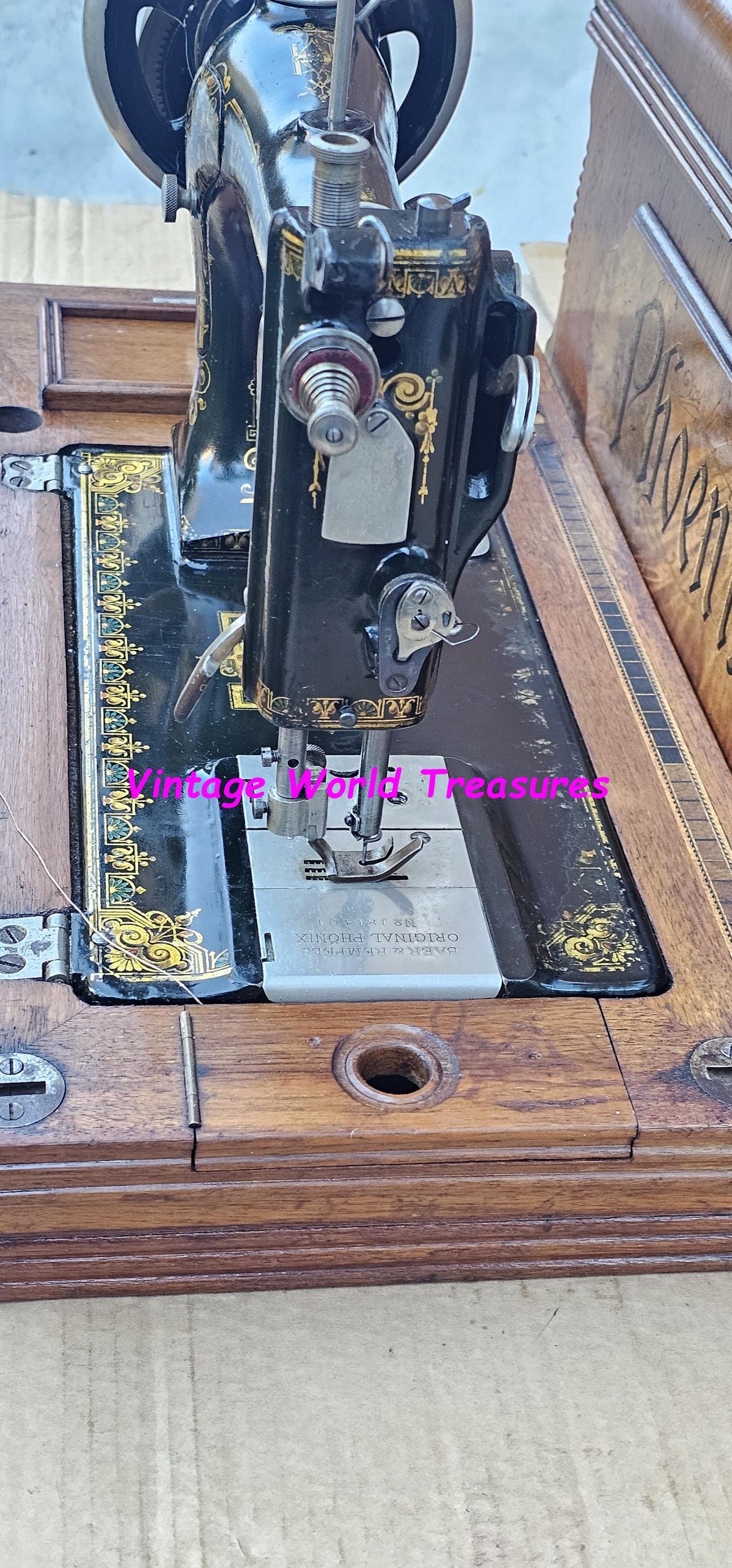 Antique Phoenix Lockstitch Sewing Machine From Baer & Rempel in