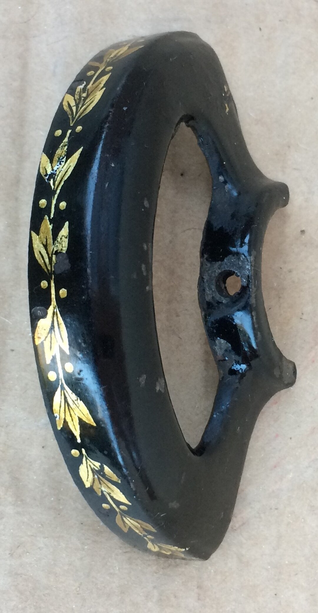 Antique Singer Sewing Machine Belt Guard With Victorian Decals Etsy