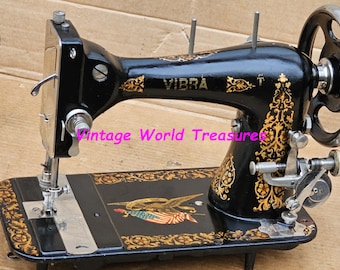 Antique Davis Vertical Feed Sewing Machine #8 Circa 1906 Working W