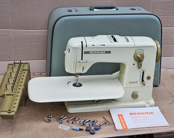 清潔で動作確認済みの1965年製ベルニナ730レコードミシン（ケース 