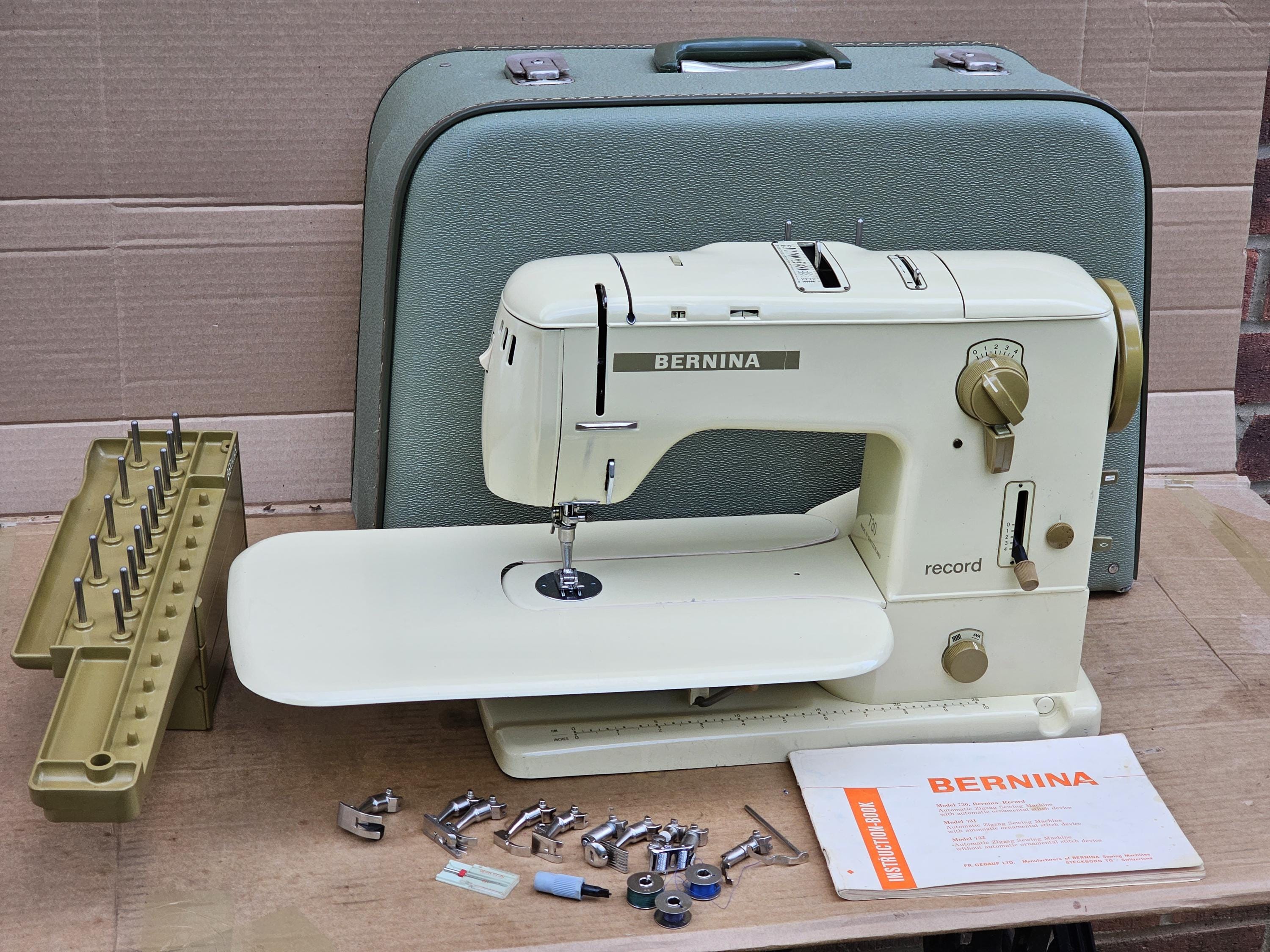Bernina 730 Record Zig Zag Electric Free-arm Sewing Machine