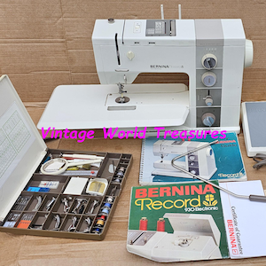 Bernina 930 Electronic Vintage Sewing machine with instruction manuals