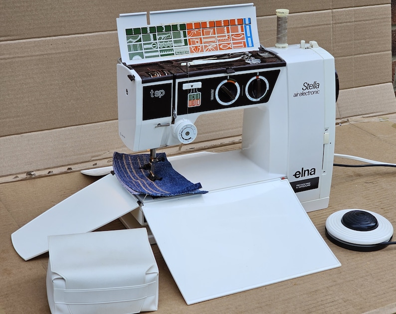 Elna Stella Air Electronic TSP Sewing Machine With Accessories Etsy