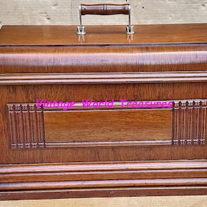 Jones Serpentine Swan Neck or Cat Back Sewing Machine Case only