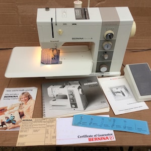 Bernina 932 Electronic Multi Stitch Sewing machine  with instruction manual