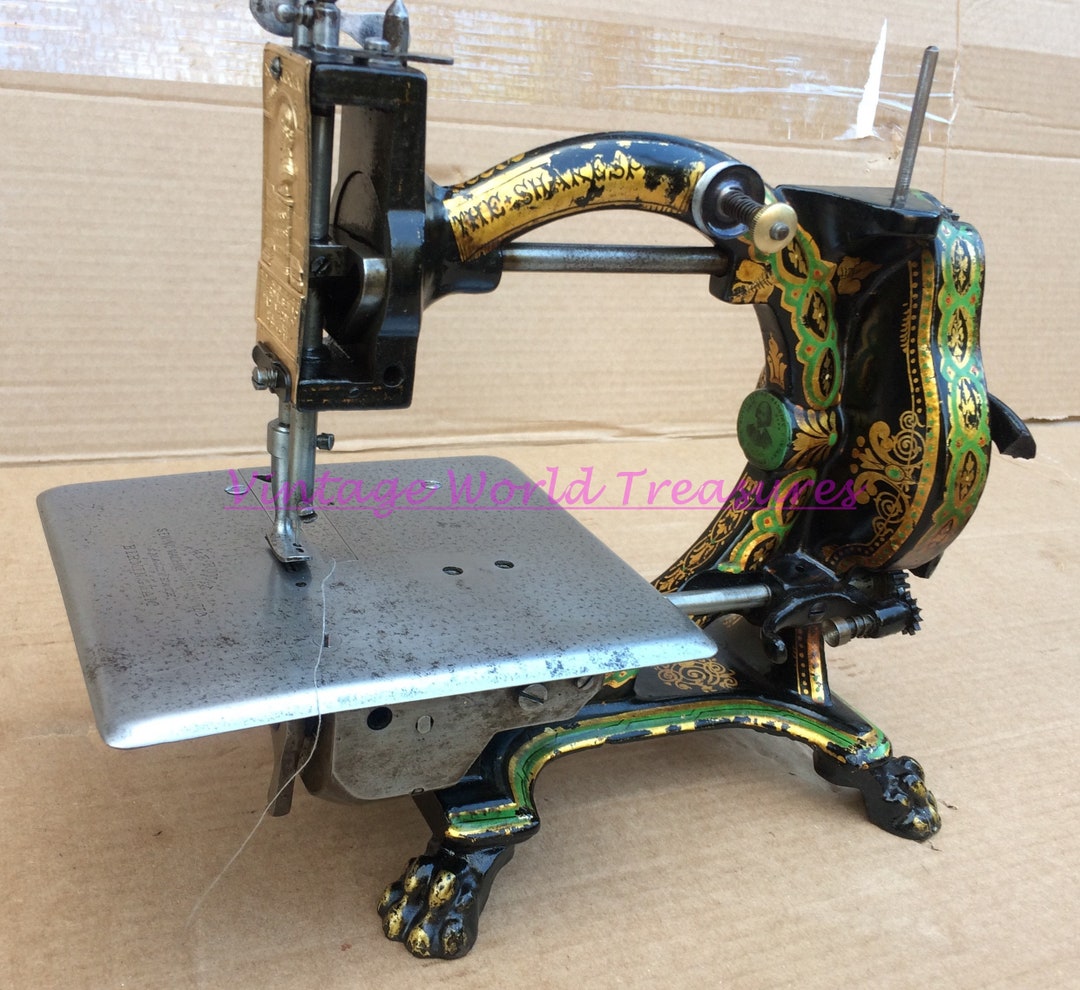 The Shakespear Antique Lockstitch Sewing Machine - Etsy UK