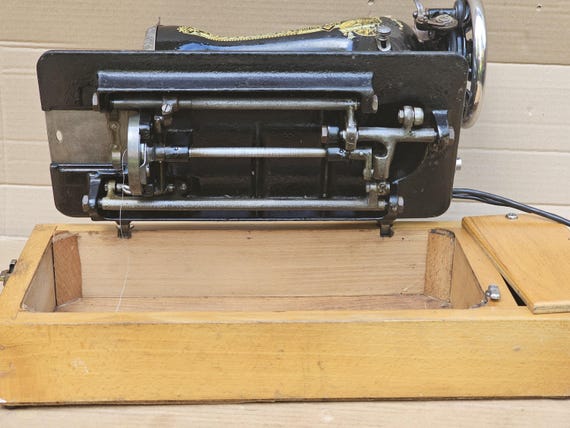 Singer 15K Sphinx Antique Electric Sewing Machine - Etsy