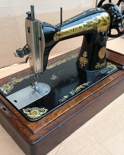 Singer 15K Sphinx Antique Electric Sewing Machine - Etsy