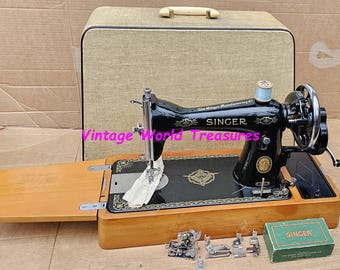 シンガー 99、99K ヴィンテージ 手回しミシン（ボタンホール