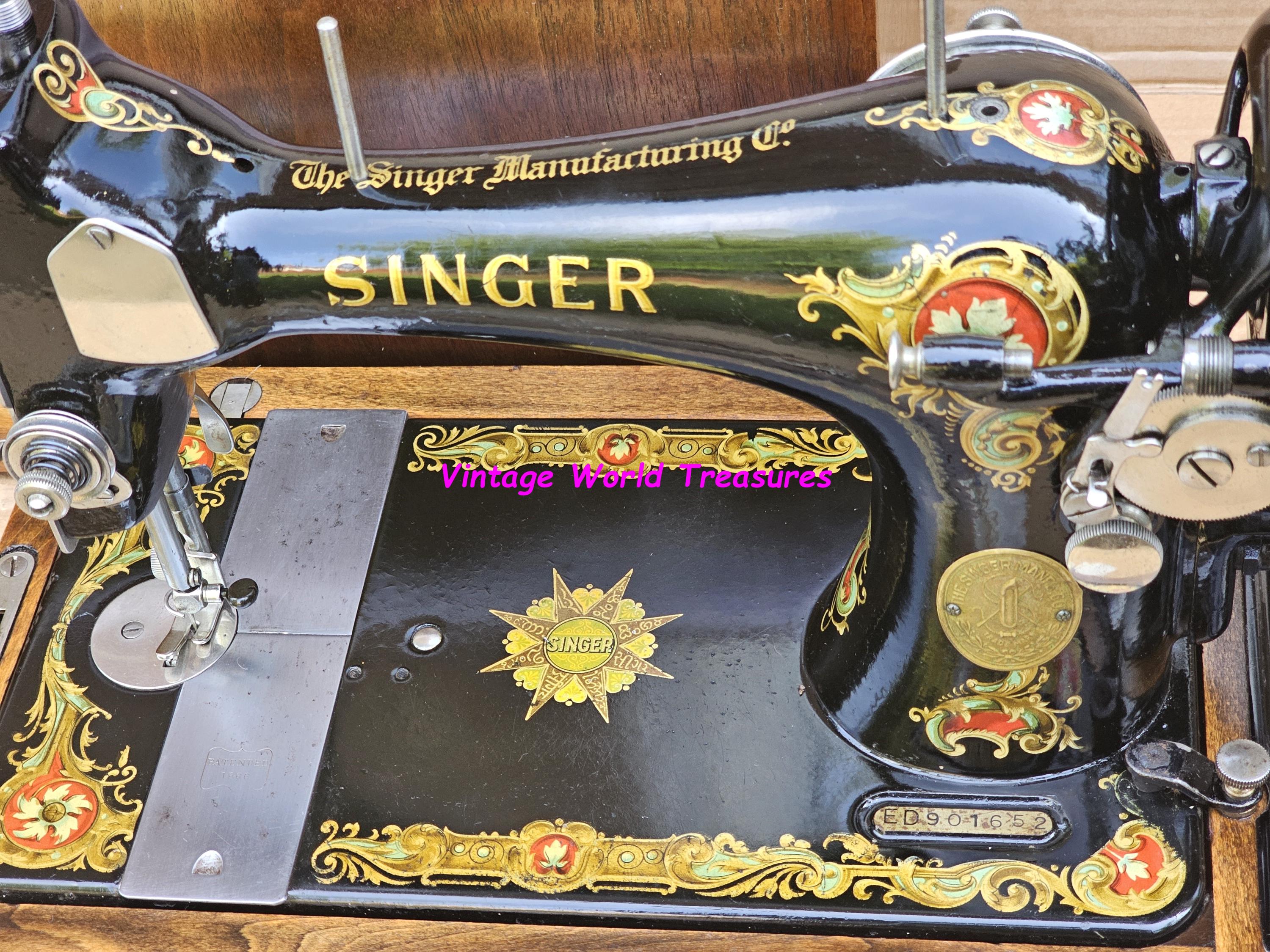 Singer 128K With La Vencedora Indian Star Variant Decals With