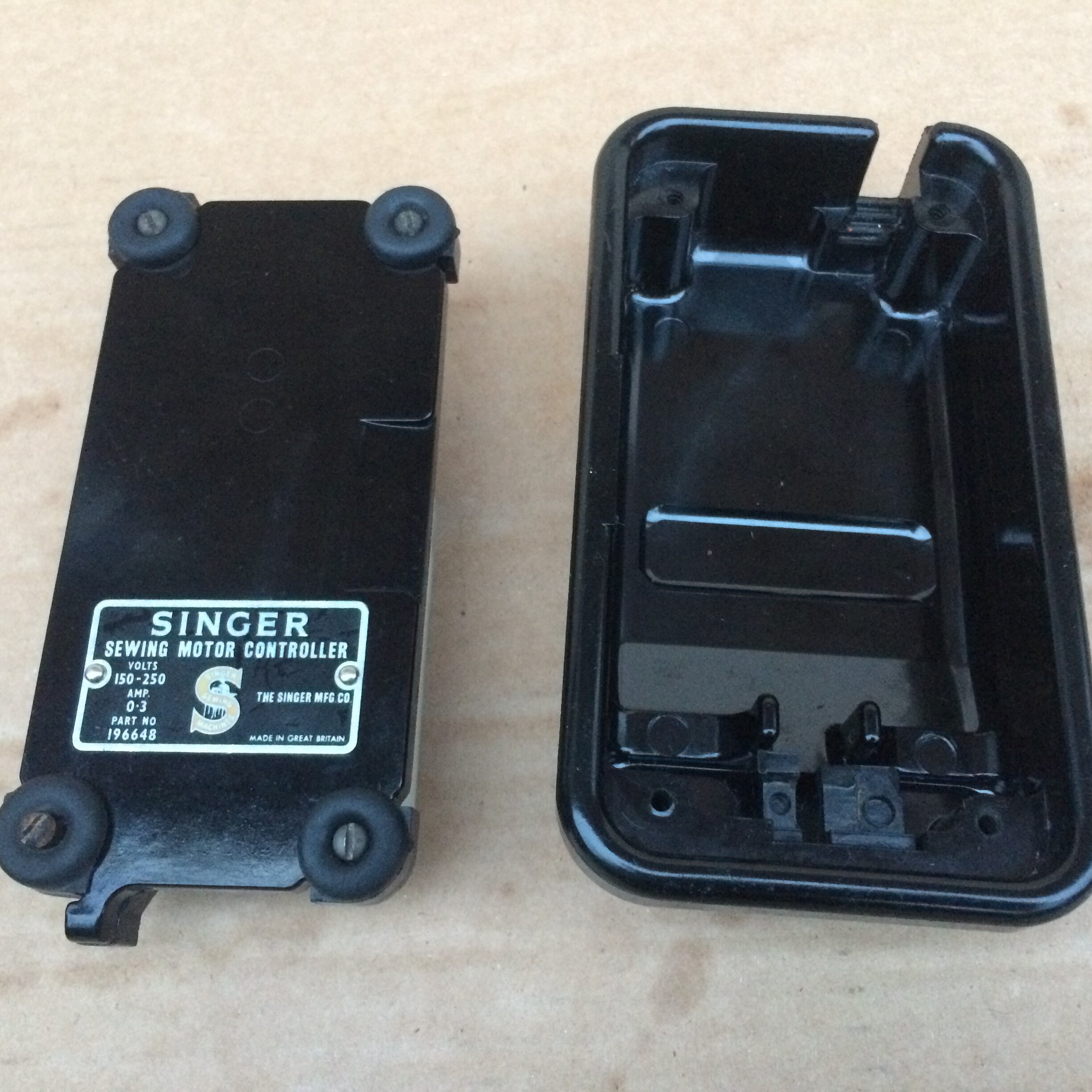 Bakelite Singer Sewing Machine Motor Foot Controller (foot Pedal) - Etsy