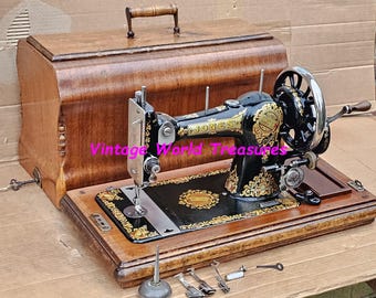 Jones C.S Family Hand Crank Vintage Sewing Machine - Etsy
