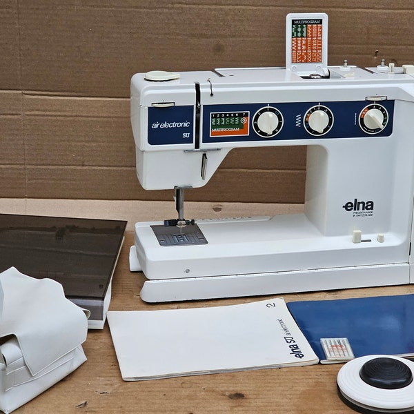 Máquina de coser electrónica Elna SU Air con funda