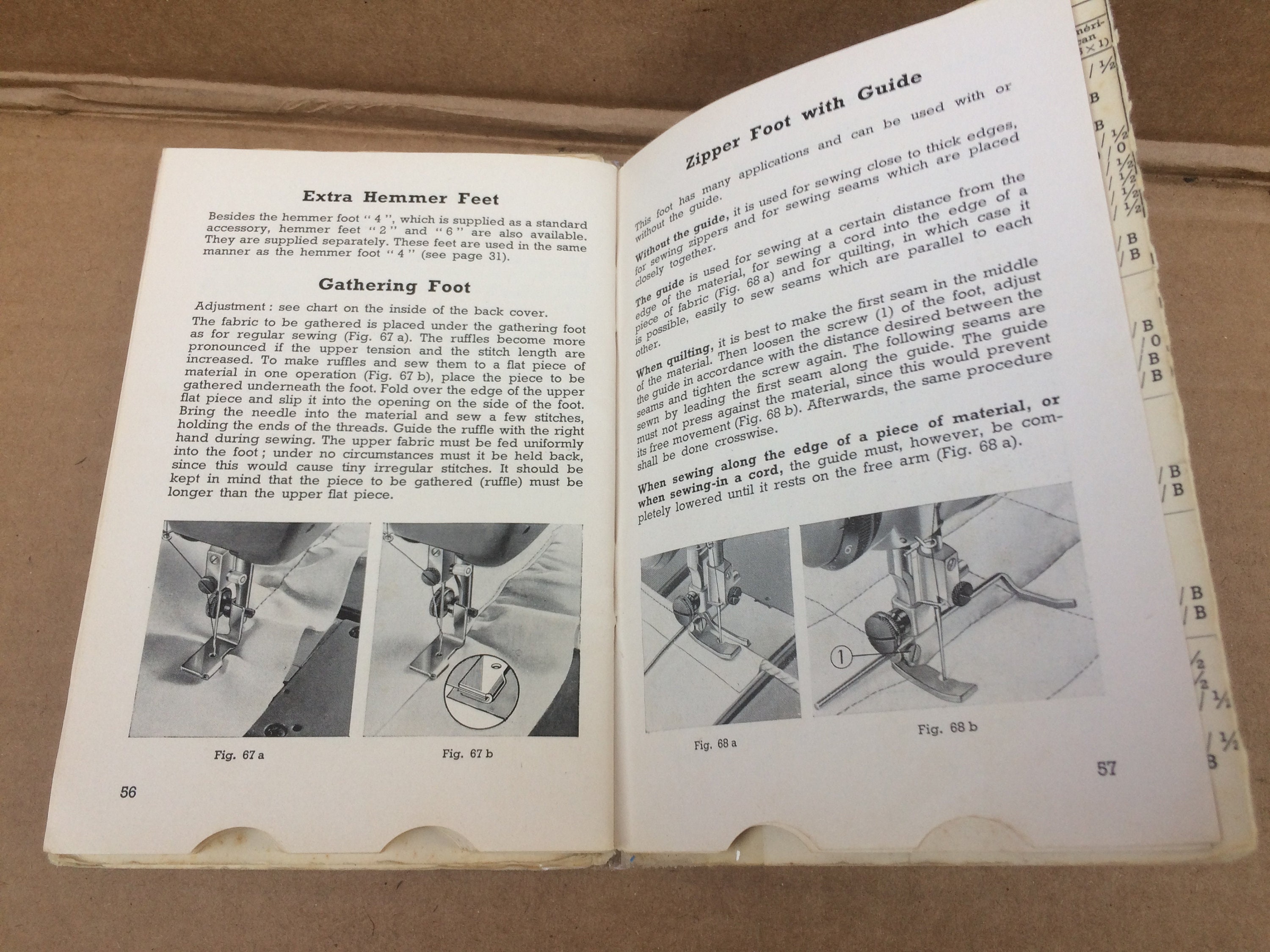 Instruction Manual Vintage Elna Supermatic SU Green 1952-1958 Sewing  Machine Operating Owners Guide 