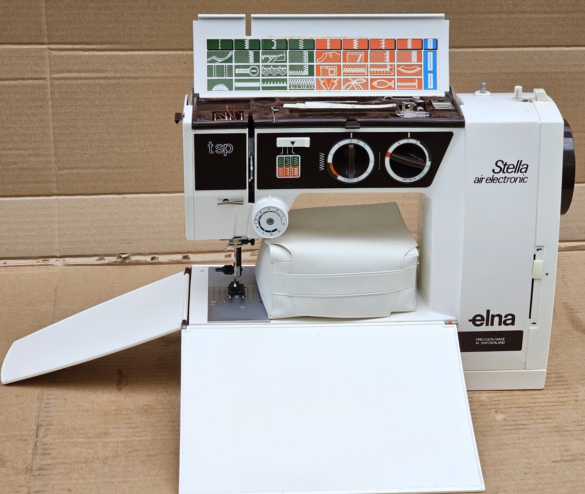 Elna Stella Air Electronic TSP Sewing Machine With Accessories Etsy