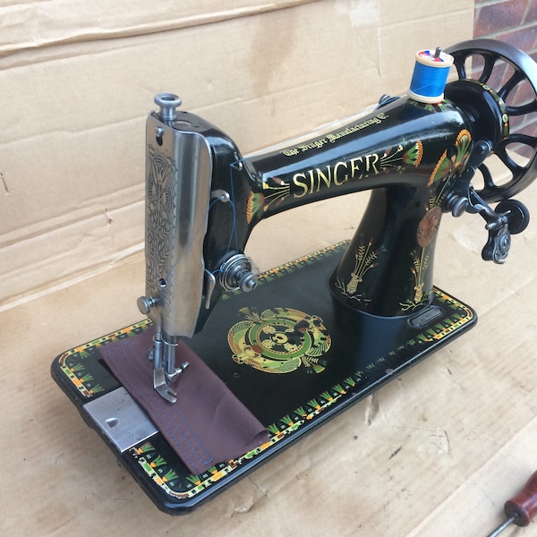 Singer Treadle Sewing Machine Decals Etsy