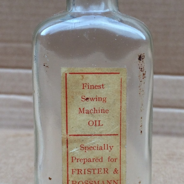 Singer Sewing Machine Oil Bottle Etsy