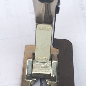 Vintage Bernina sewing machine blind hem presser foot Number 016
