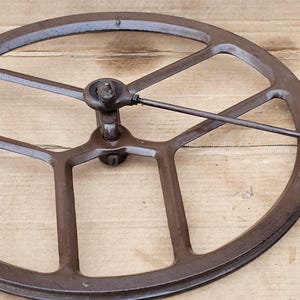 Brown Antique Singer Treadle Sewing machine Belt Guide Wheel