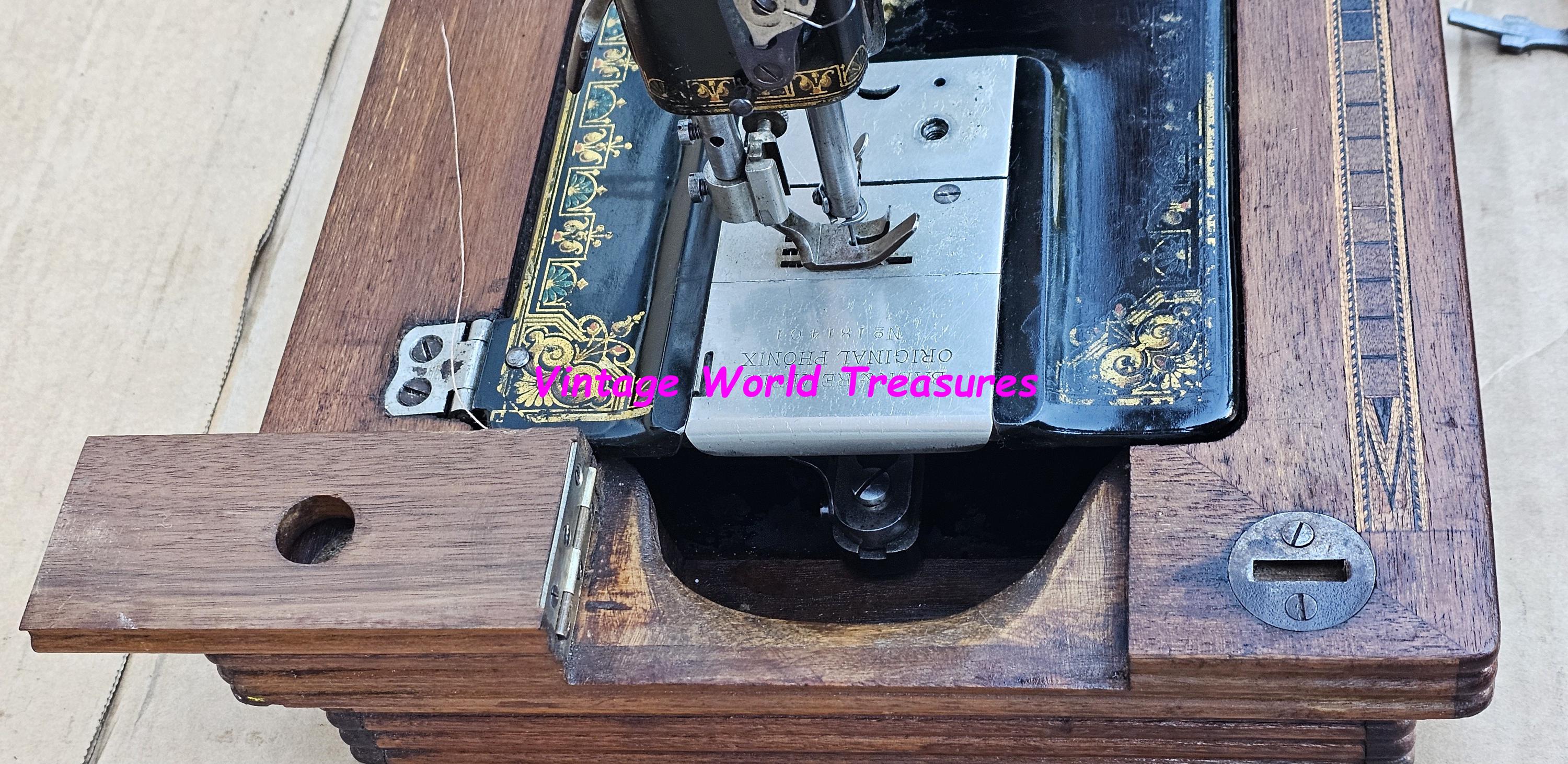 Antique Phoenix Lockstitch Sewing Machine From Baer & Rempel in