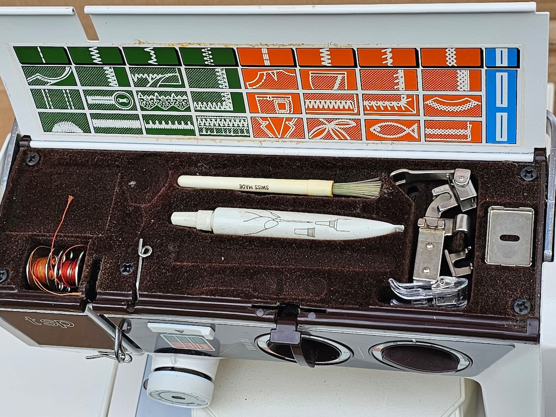 Elna Stella Air Electronic TSP Sewing Machine With Accessories Etsy