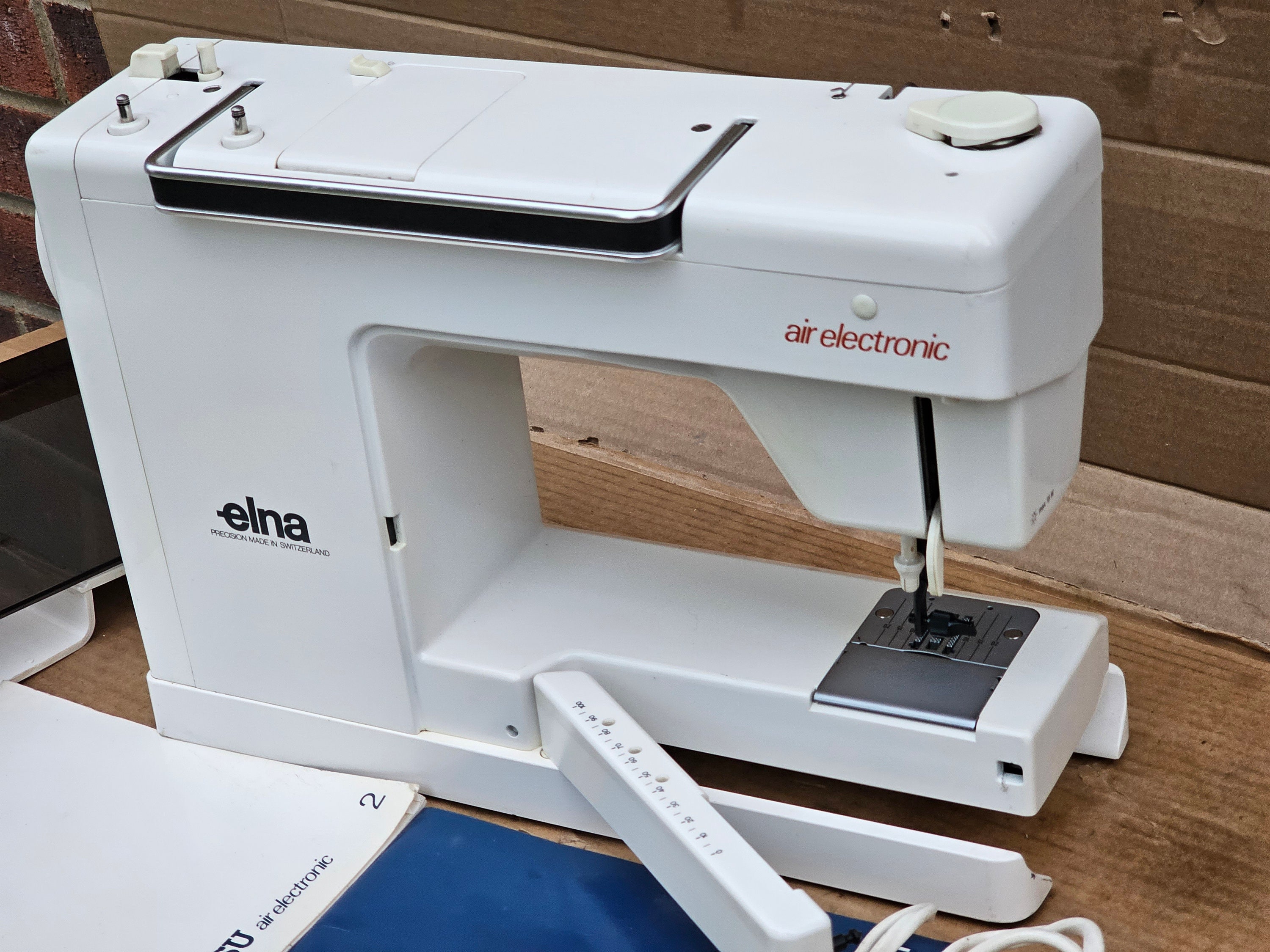 Elna SU Air Electronic Sewing Machine With Case Cover Etsy