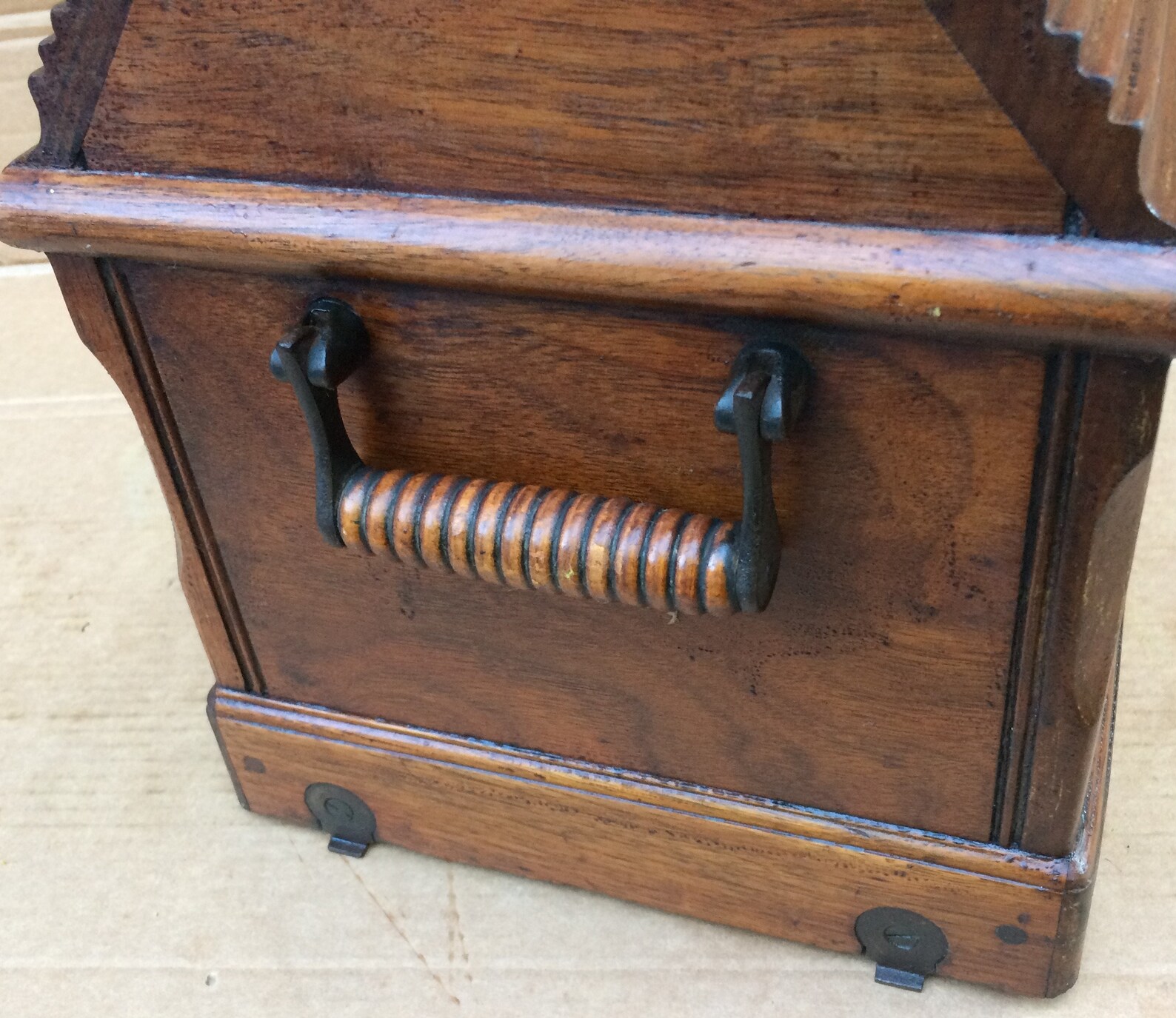 Singer vintage/Antique Coffin like sewing machine top case Etsy