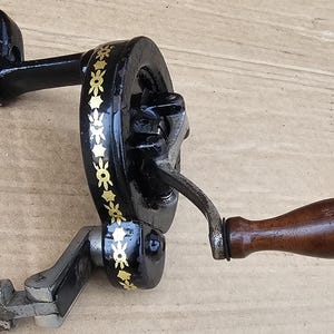 Antique Jones Family sewing machine hand crank Only