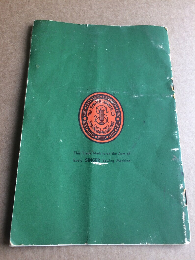 Singer Sewing Machine 1781 Instruction Manual Single Thread