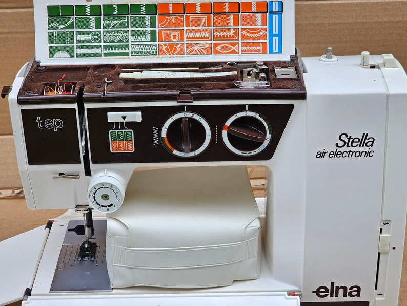 Elna Stella Air Electronic TSP Sewing Machine With Accessories Etsy