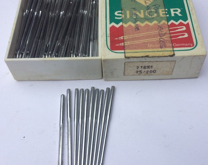 Singer 216 X 1 Sewing Machine Needles X 10 Needles Size 25 - Etsy
