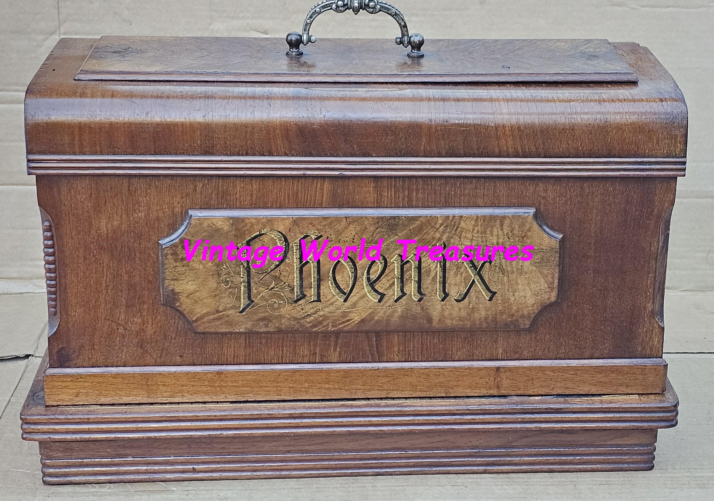 Antique Phoenix Lockstitch Sewing Machine From Baer & Rempel in