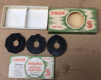 Singer Sewing Machine Fashion Stitch Cams - Models 244, 258, 288