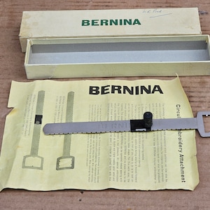 Vintage Bernina Circular embroidery attachment