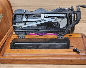 Singer 12K Fiddle Base Hand Crank Sewing Machine C1889 - Etsy