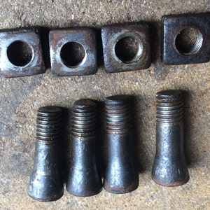 Antique Singer Treadle sewing machine Mounting Bolts and nuts