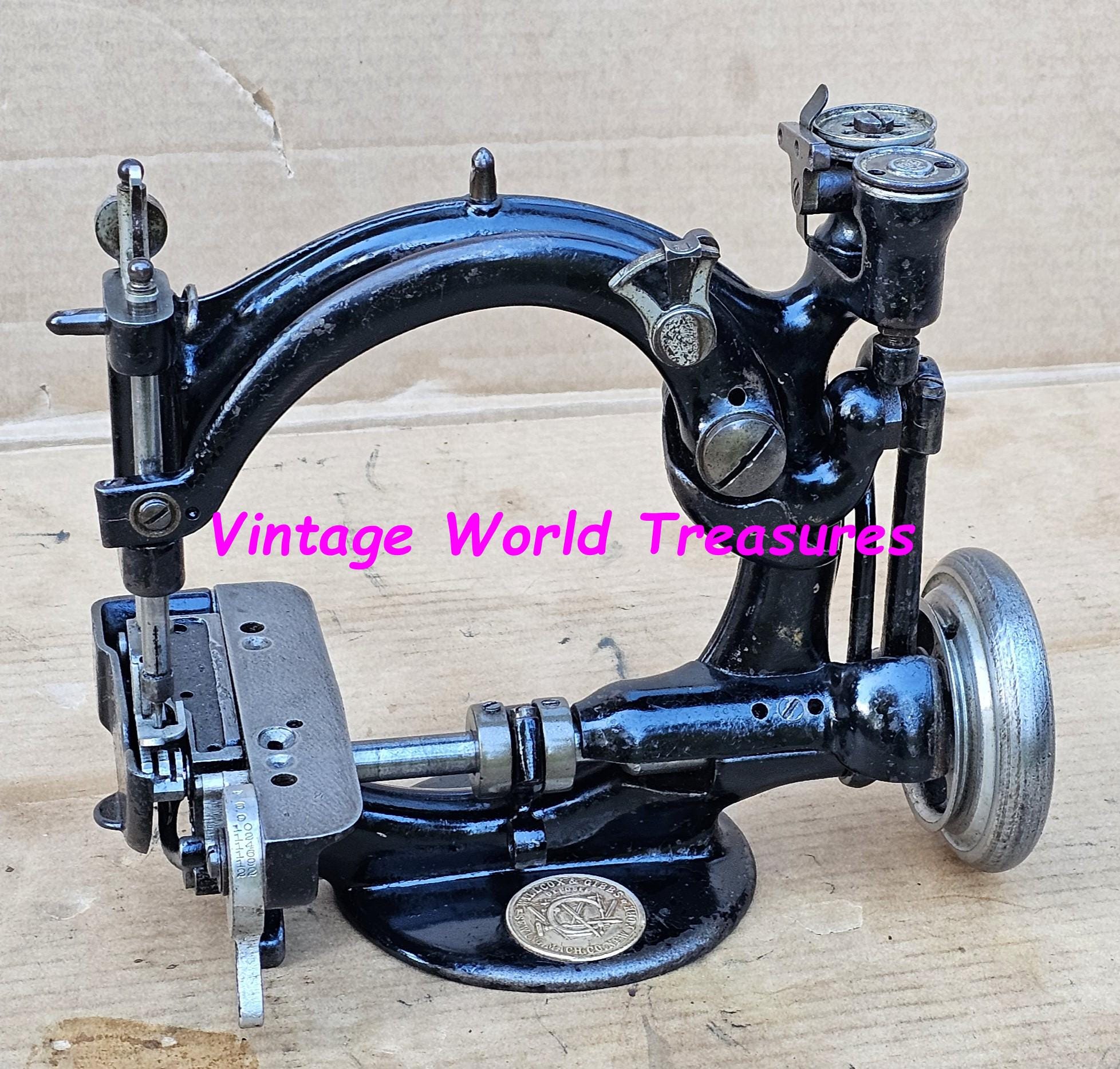 その他 Antique Sewing Machine Wilcox & Gibbs il_fullxfull.7230389370_r2ia.jpg