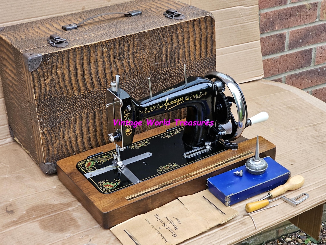 Gamages Hand Crank Sewing Machine - Etsy