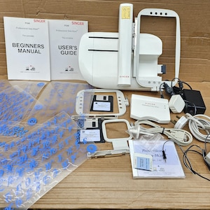 Singer Professional Sew Ware embroidery Unit and accessories